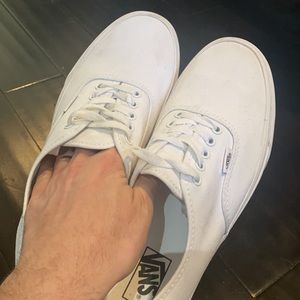 Vans Authentic #44 Deck Shoes, white, men’s size 10